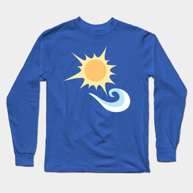 Clear Sky cutie mark Long Sleeve T-Shirt by CloudyGlow